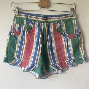 Camptown club vintage new with tag striped rainbow shorts